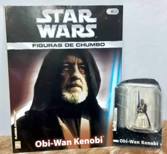 Coleção Star Wars Figuras De Chumbo Obi-wan Kenobi 8 Lacrado