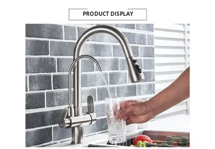 Torneira Gourmet Contemporâneo de Luxo C/Filtro