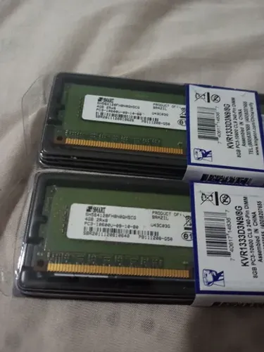 2 memórias 4GB cada DDR3