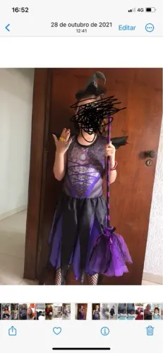 Fantasia de Bruxa Infantil