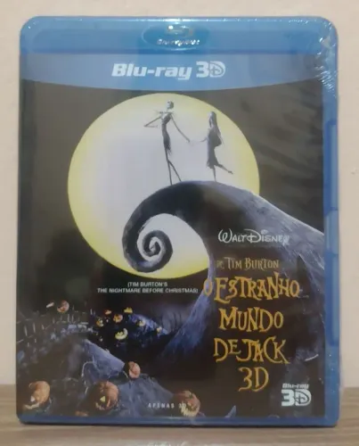 O Estranho Mundo de Jack 3D Blu-ray lacrado