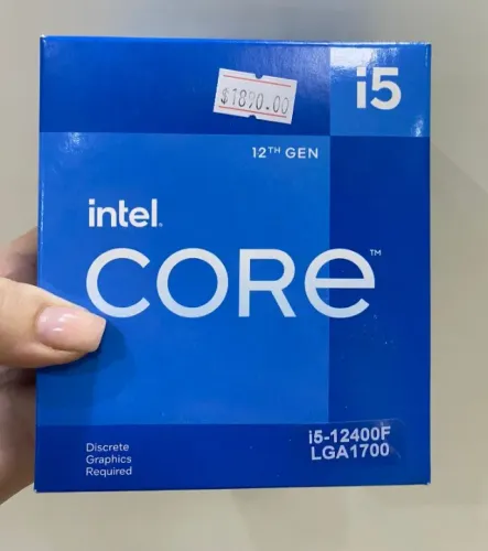 Processador Intel Core i5-12400F, 2.5GHz (4.4GHz Max Turbo), Cache 18MB, LGA 1700