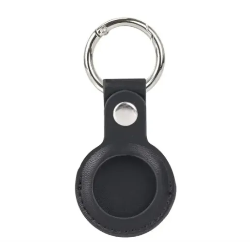 Case Capa Para AirTag Apple Chaveiro Protetor De Couro