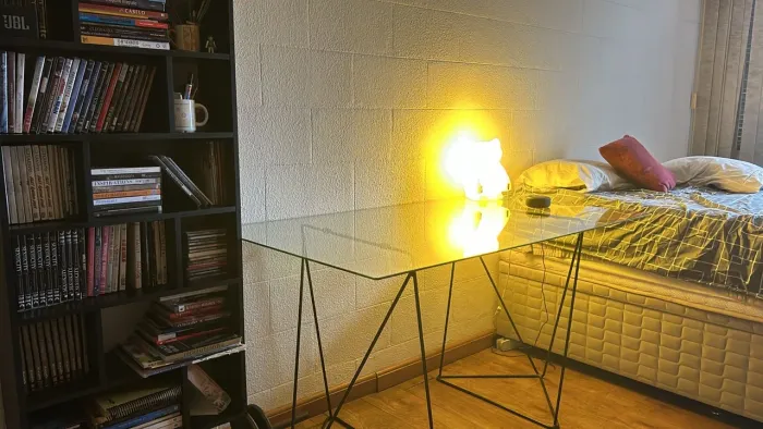 Baixou !!!Mesa de vidro moderna para sala de jantar ou Home office/estudos
