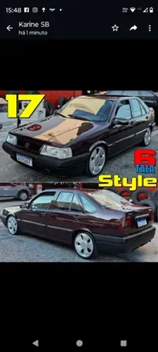 Roda aro 17 Fiat Tempra Style prata 4x98 jogo novo