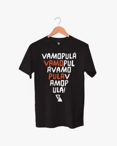 Camiseta Sandy e Junior Vamo Pulá NOVA