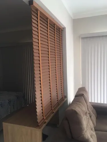 Persianas em PVC para sala e divisórias de ambientes
