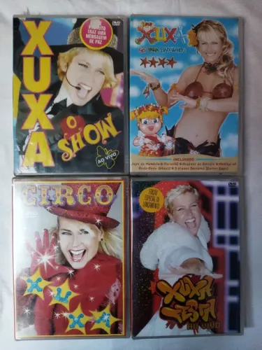 4 DVDs Xuxa