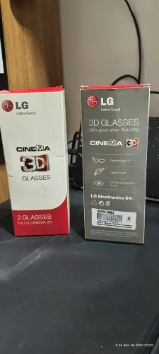 2 KITS ÓCULOS CINEMA 3D - MARCA LG