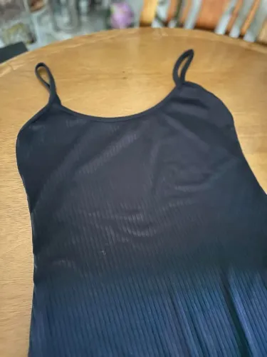 Vestido Preta Canelada