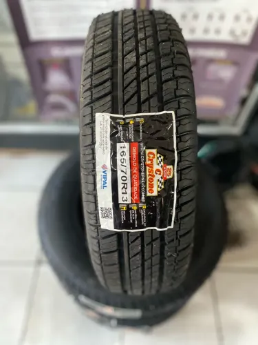 Pneu Crystone 165/70/R13 Remold de Qualidade (instalação grátis)