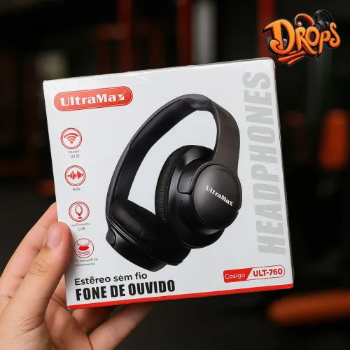 Fone de Ouvido Headphone UltraMax ULT-760