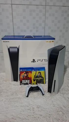 Playstation 5 - 2 jogos - 1 controle
