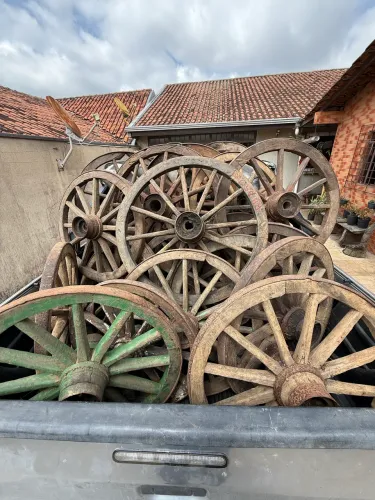 Rodas de carroça original antiga