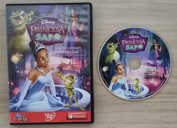 DVD - A Princesa e o Sapo - Original - Disney