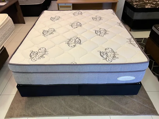 Cama Queen Size Maxflex Premium Firme Seminovo Top - ENTREGAMOS 