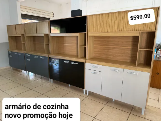 Armário de cozinha novo na promoção hoje entrego