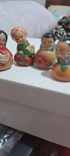 4 Antigos e Raros Apontadores bonecos