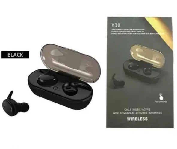 Fone de Ouvido Bluetooth Y30 - Sem Fio - Novo