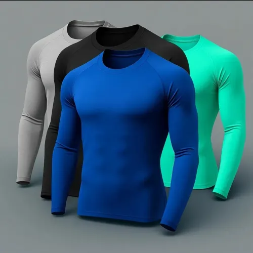 KIT CAMISETAS MANGA LONGA - 4 ITENS