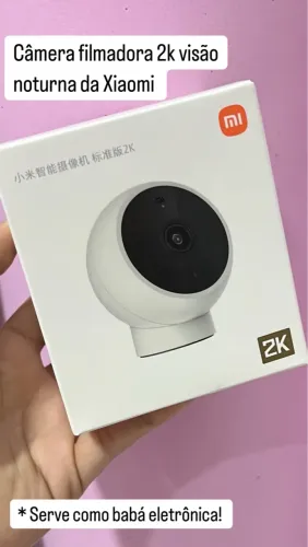 Câmera Xiaomi original 2k visão noturna