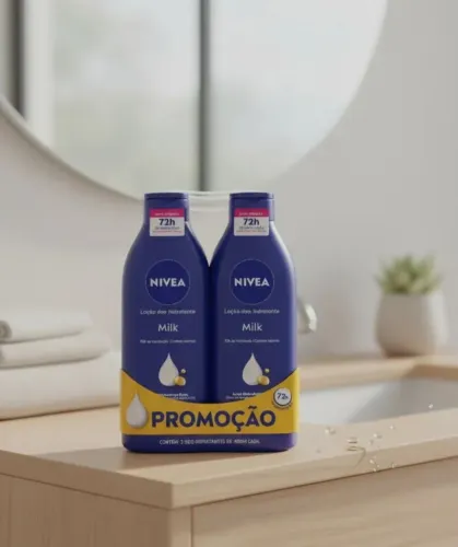 KIT COM 2 HIDRATANTES NIVEA 400 ML CADA