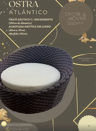 Poltrona Ostra Atlântico - Design e Conforto