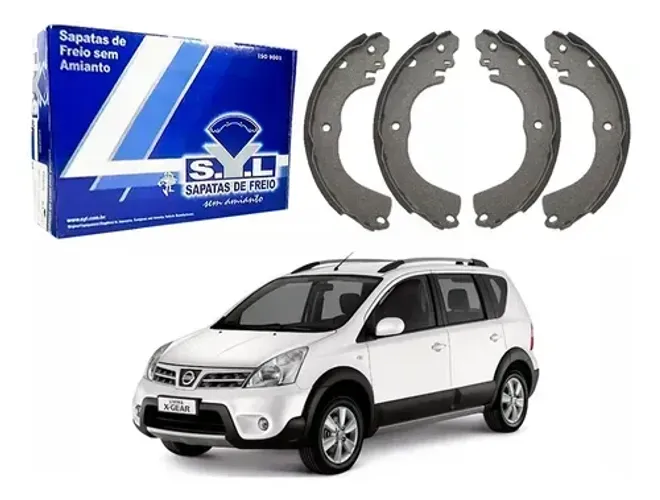 Sapata de freio nissan livina tiida patim de freio nissan livina tiida