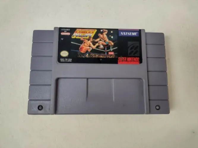 Natsume Championship Wrestling - Original Com Desgastes Snes