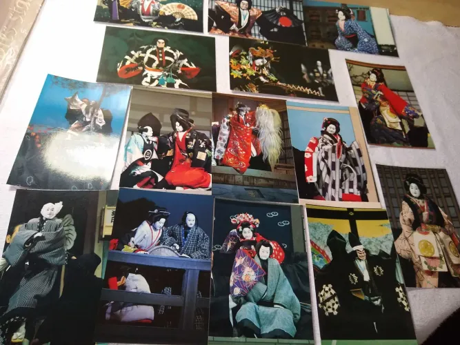  Cartão postal Bunraku kyodai/ anos 80