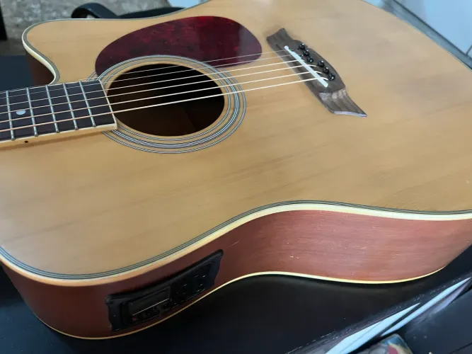 Violão aço Michael folk elétrico 