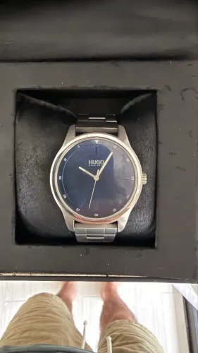 Vendo Relógio Hugo Boss braçadeira de aço