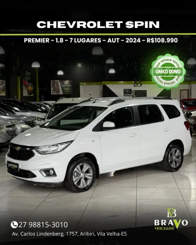 Chevrolet Spin Premier 1.8 aut. 7 Lugares 2024 - ÚNICO DONO! 