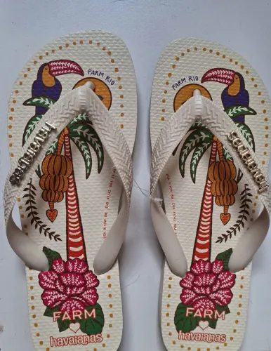 ORIGINAL! Chinelo Havaianas Farm Nascer de Verão NOVA (Leia o anúncio)