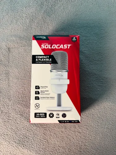 Microfone HyperX Solocast Profissional USB