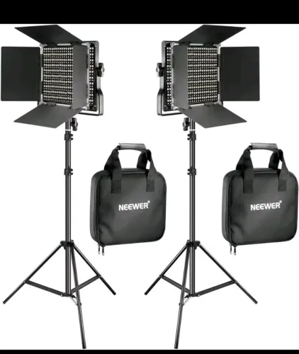 Kit de Iluminação LED Profissional p Fotógrafo