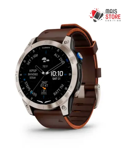 Relógio Garmin D2 Mach 1 Leather Aviator  (Novo/Lacrado)