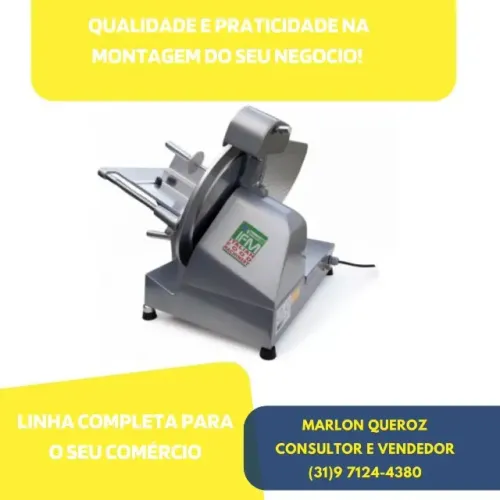 Cortador de Frios Inox Palladium Novo