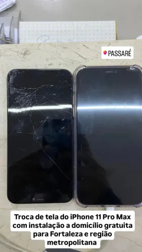 Troca de tela iPhone 11 Pro Max - Fortaleza e região