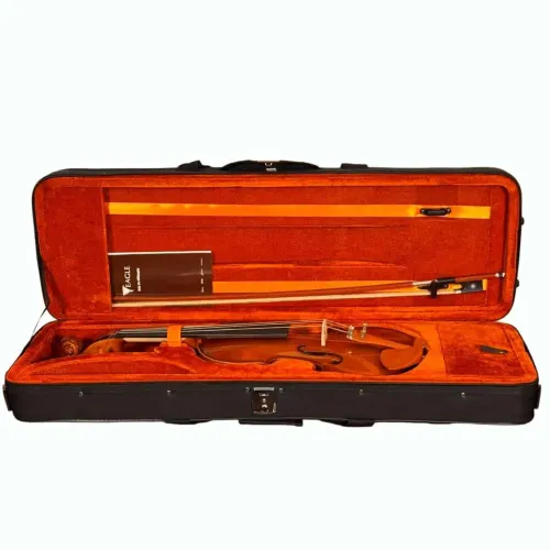 Violino Eagle 4/4 + Arco + Breu + Maleta Luxo