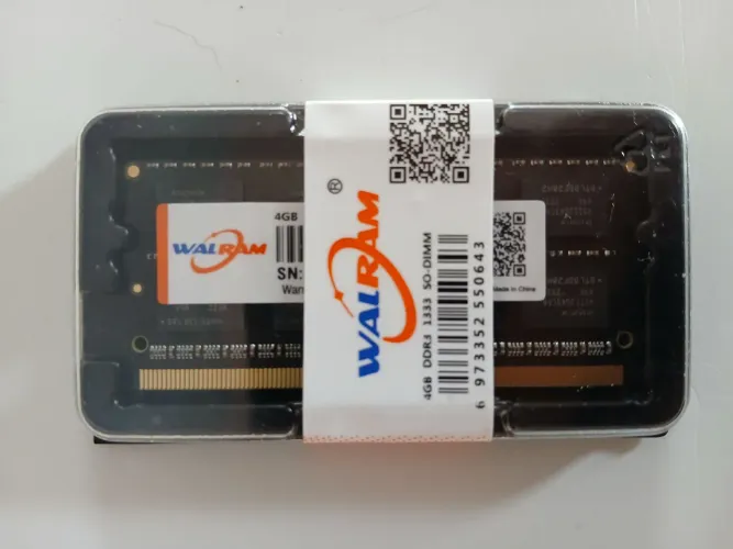 MEMÓRIA RAM DDR3 4 GB FREQUÊNCIA 1333 PRA NOTEBOOK