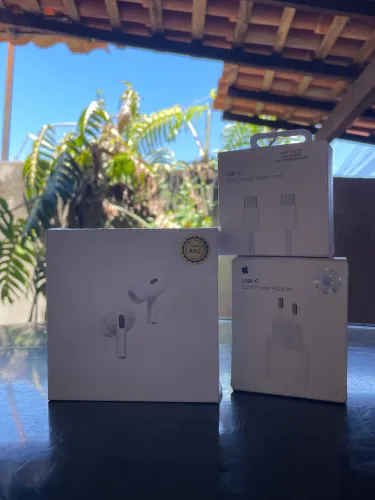 Kit Apple fone e carregador 