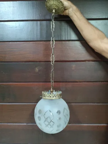 Lustre bronze antigo 