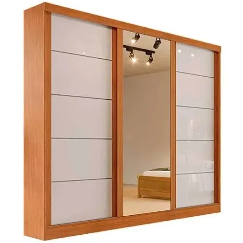Guarda-roupa Capri três portas quatro gavetas 221 cm- FRETE GRATIS / ENTREGA HOJE!!