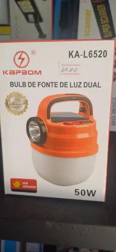 Luminária Solar LED 50W - Ideal para Camping e Emergências!