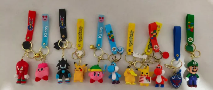 Chaveiros com personagens de games