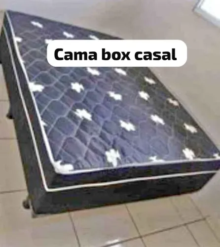 Cama box casal (entrego) 