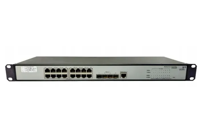 Switch 3com baseline 2928 sfp plus 24 portas 10/100/1000