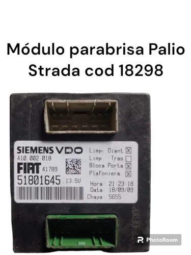 Módulo Parabrisa Fiat Palio Strada Cod 18298