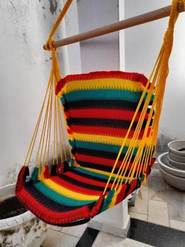 Cadeira rede de balanço de nailon